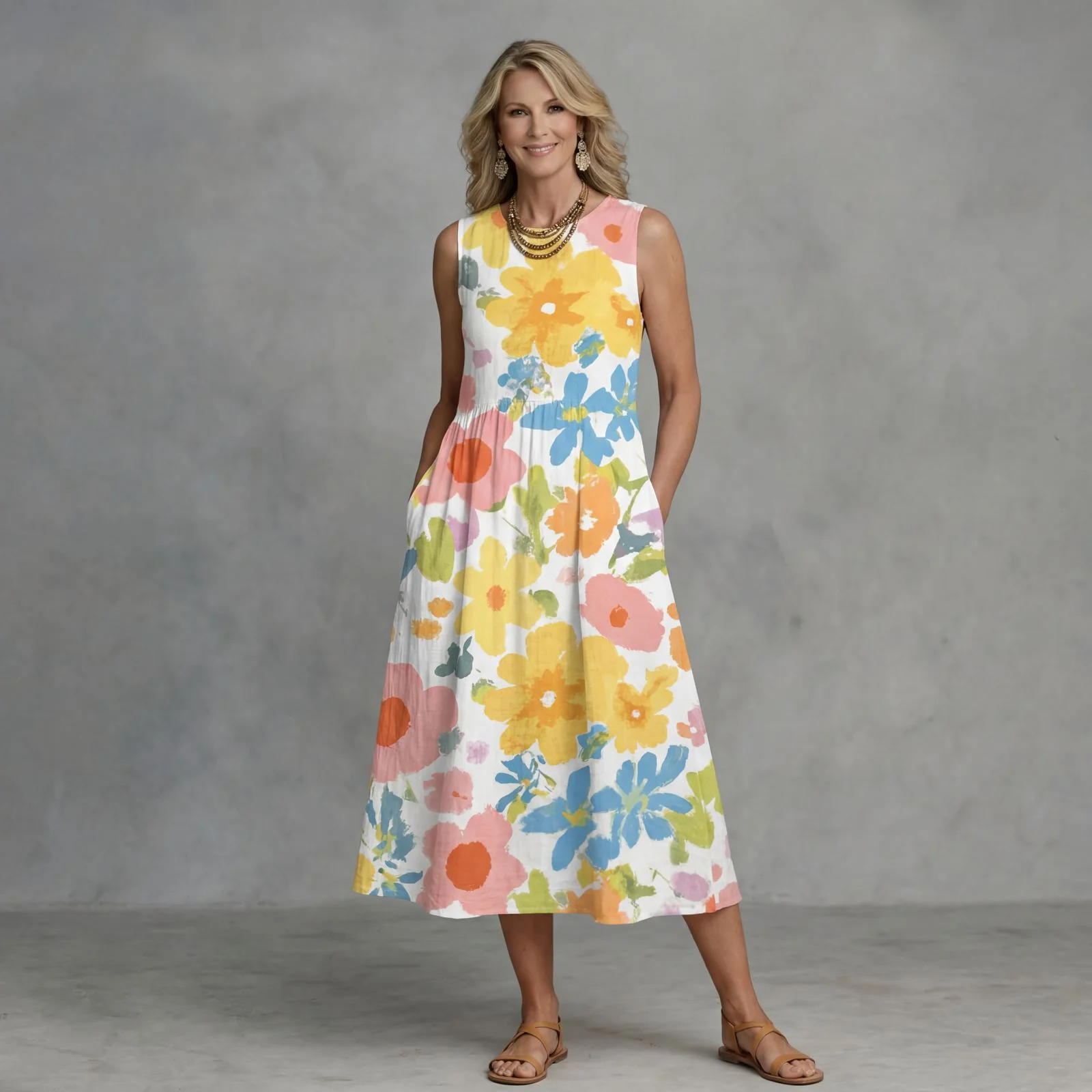Alexandra | Relaxed Linen Everyday Dress - Image 2