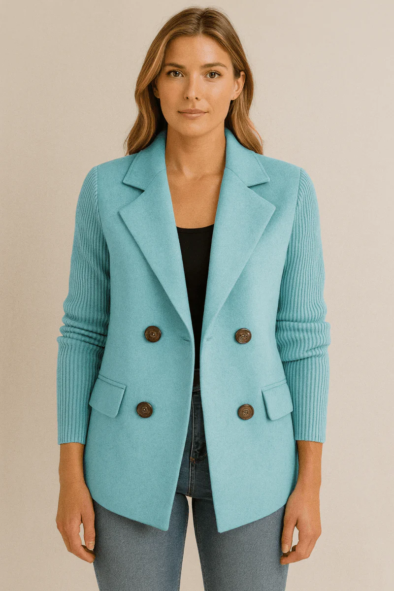 AMA | KNIT-SLEEVE BLAZER - Image 2