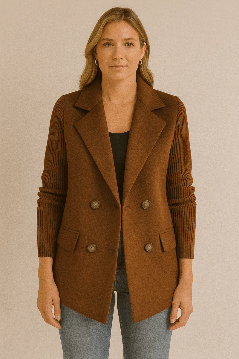 AMA | KNIT-SLEEVE BLAZER - Image 3