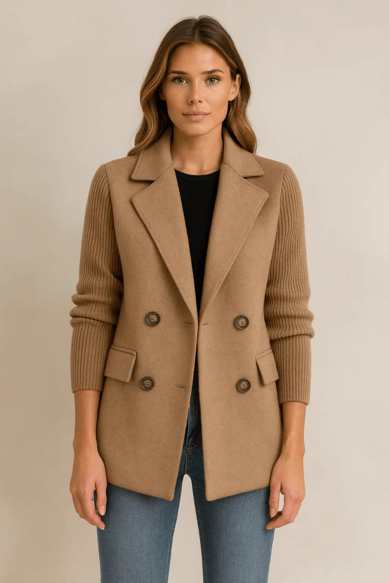 AMA | KNIT-SLEEVE BLAZER - Image 4
