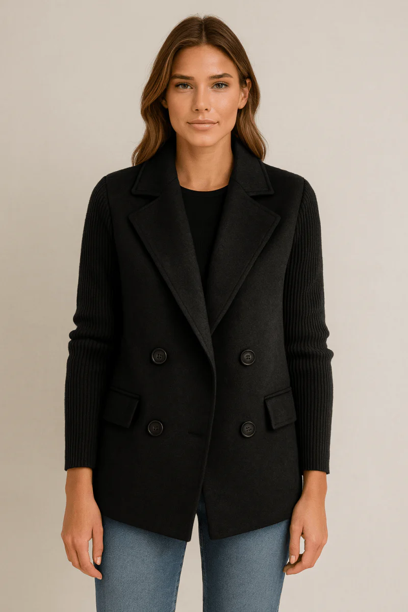 AMA | KNIT-SLEEVE BLAZER - Image 5