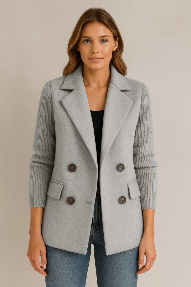 AMA | KNIT-SLEEVE BLAZER - Image 6