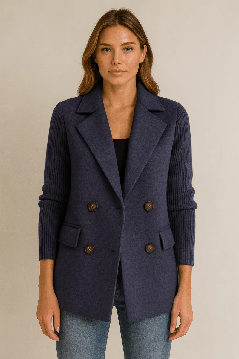 AMA | KNIT-SLEEVE BLAZER - Image 7