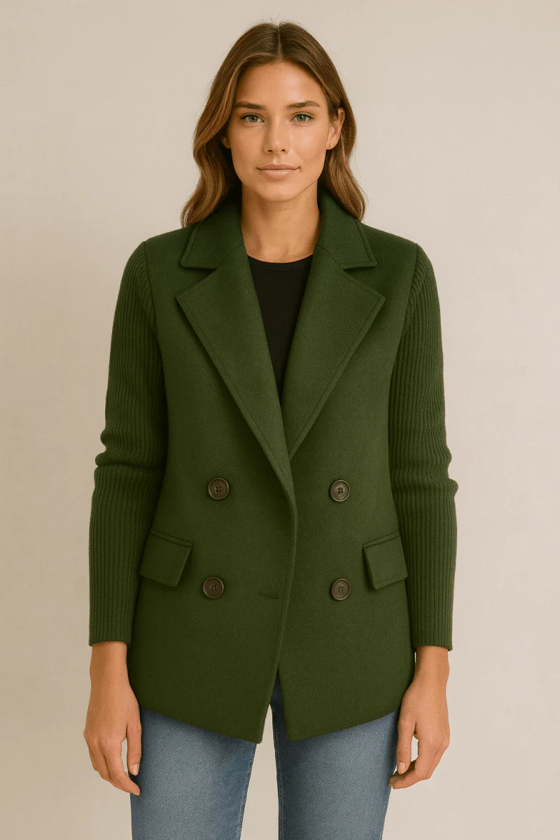 AMA | KNIT-SLEEVE BLAZER - Image 8