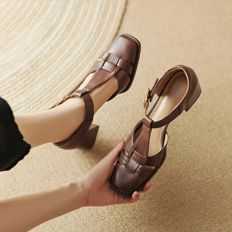 Anna | Square Toe Sandals - Image 5