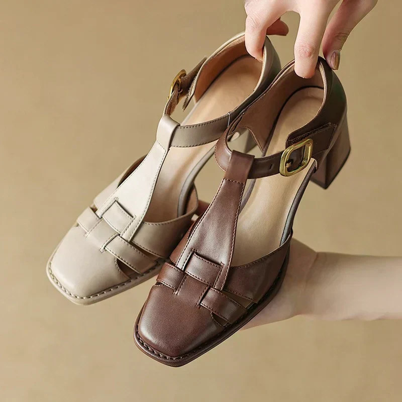 Anna | Square Toe Sandals - Image 6