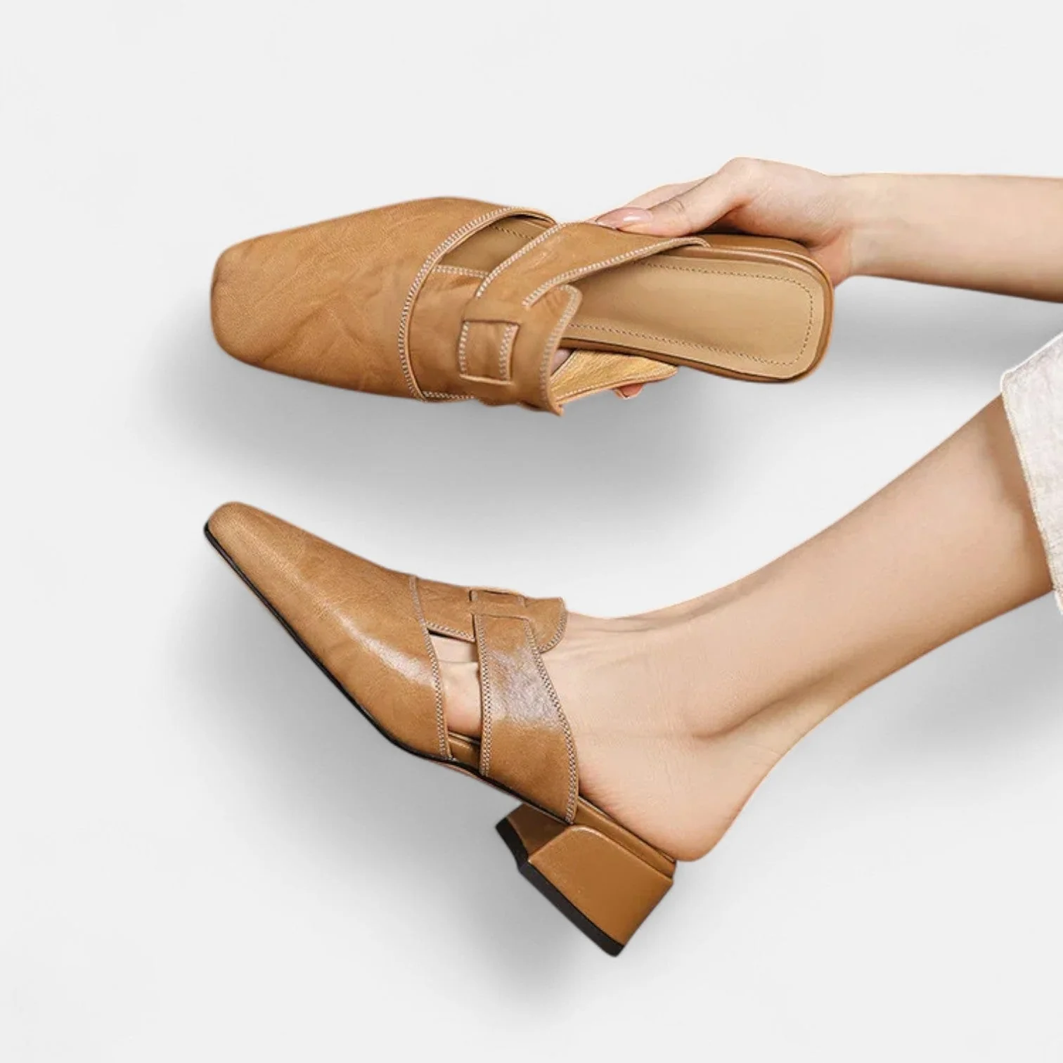 Ashley | Classic Mule Sandals - Image 4