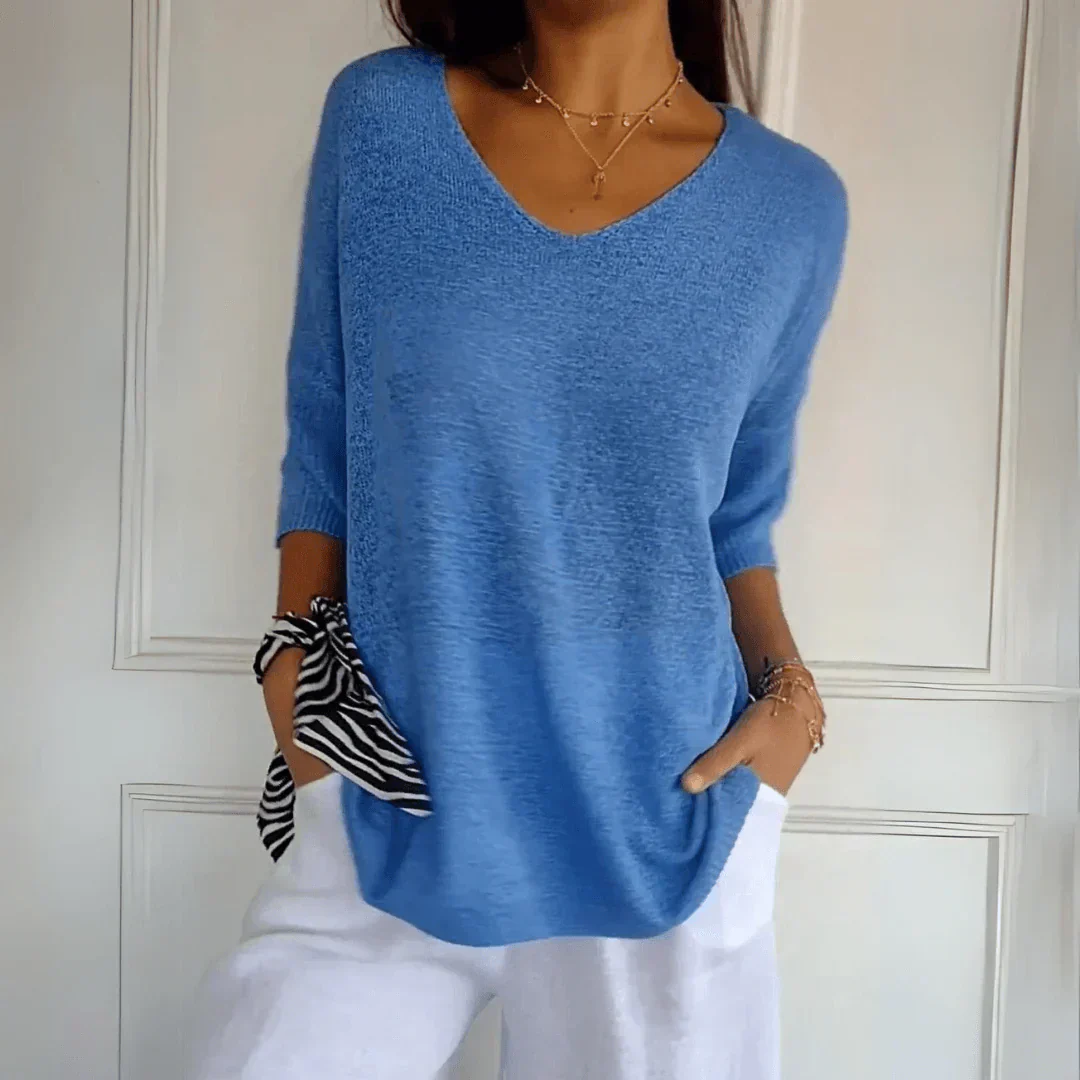 Azure - Relaxed Elegant Top - Image 4