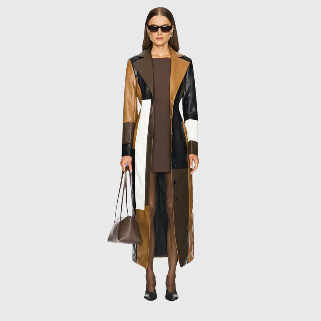 Bianca | Colorblock Longline Coat