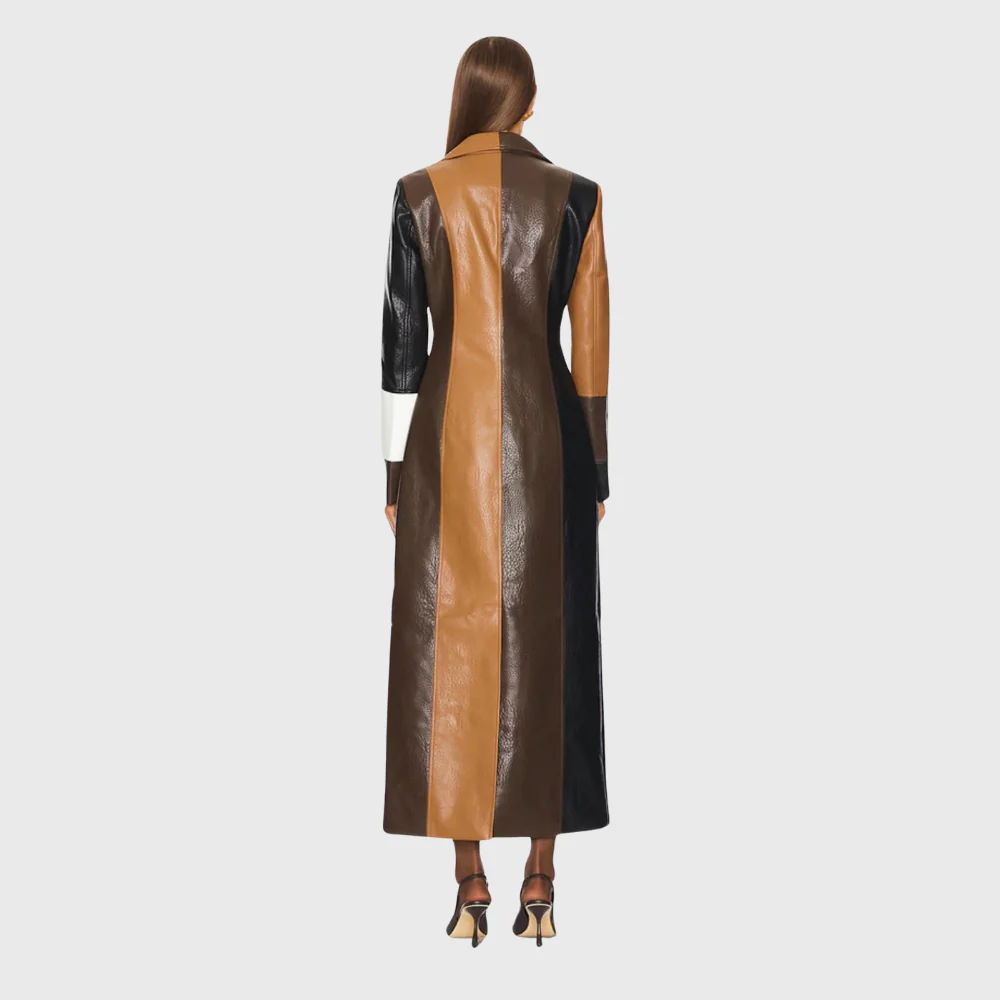 Bianca | Colorblock Longline Coat - Image 3