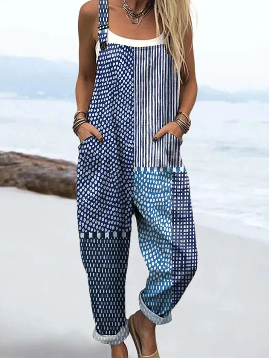Bianca | Effortless Strap Detail Linen Jumpsuit