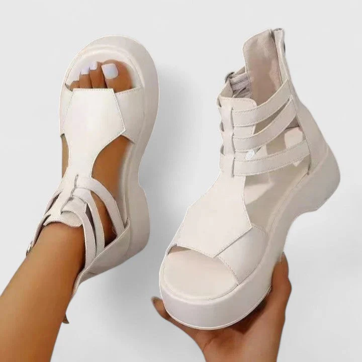 Brianna | Platform Buckle Sandals - Image 7