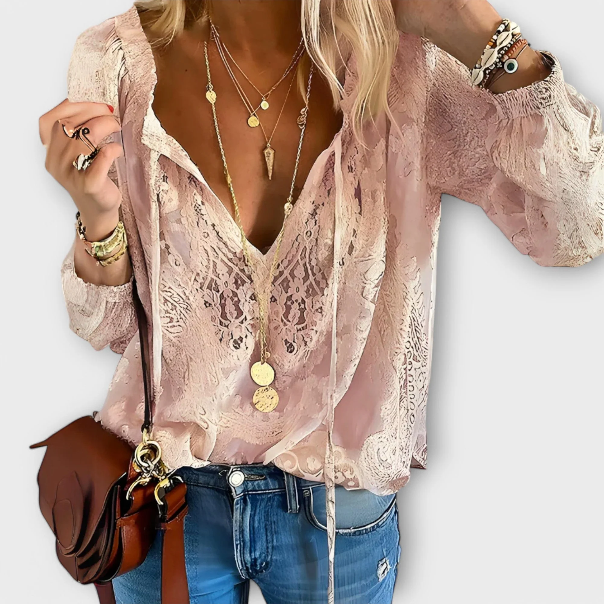 Brunetta | Sophisticated Blouse - Image 4