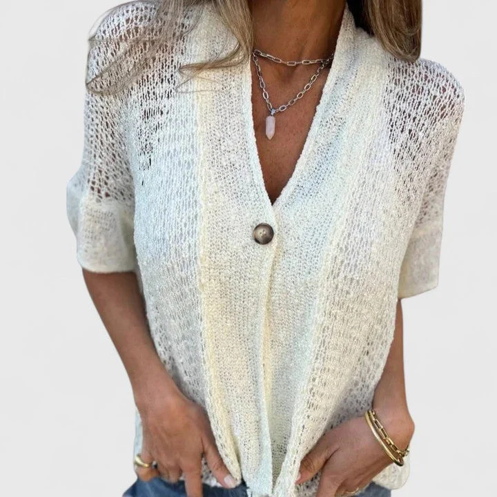 Calista | Elegant Knitted Shirt - Image 5