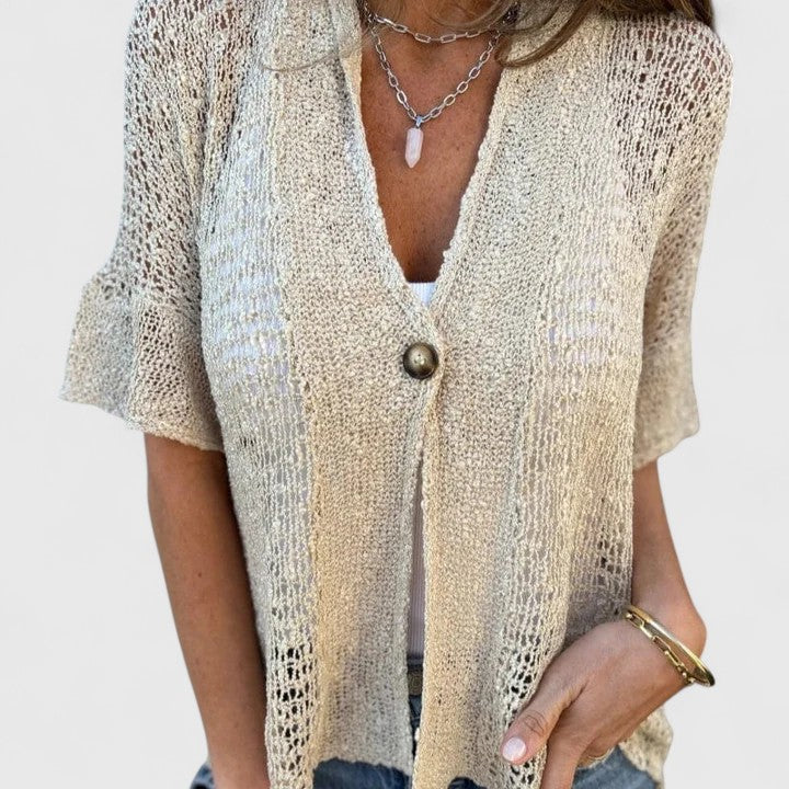 Calista | Elegant Knitted Shirt - Image 6
