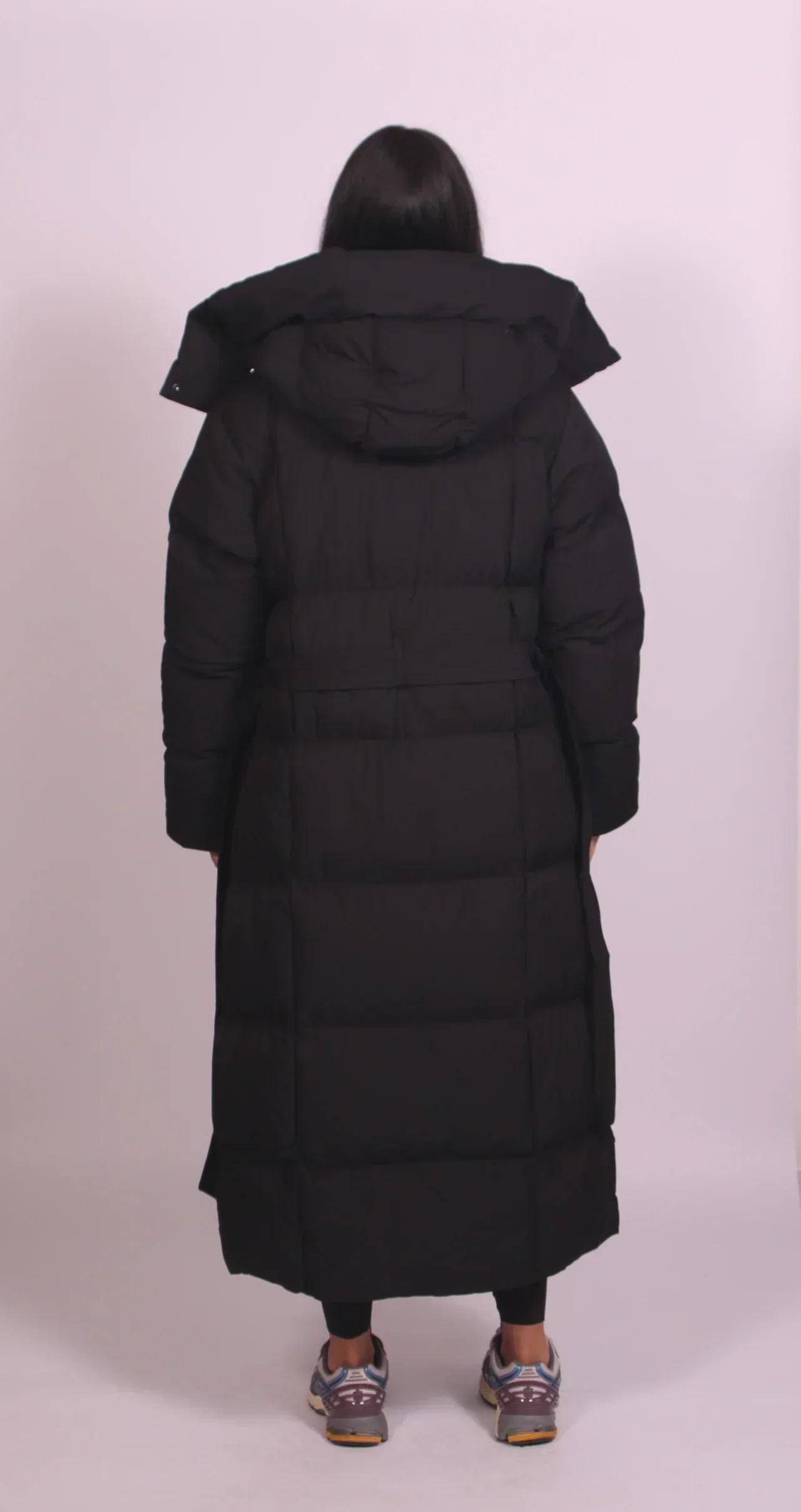 Carmen - Long Belted Puffer Coat - Image 5