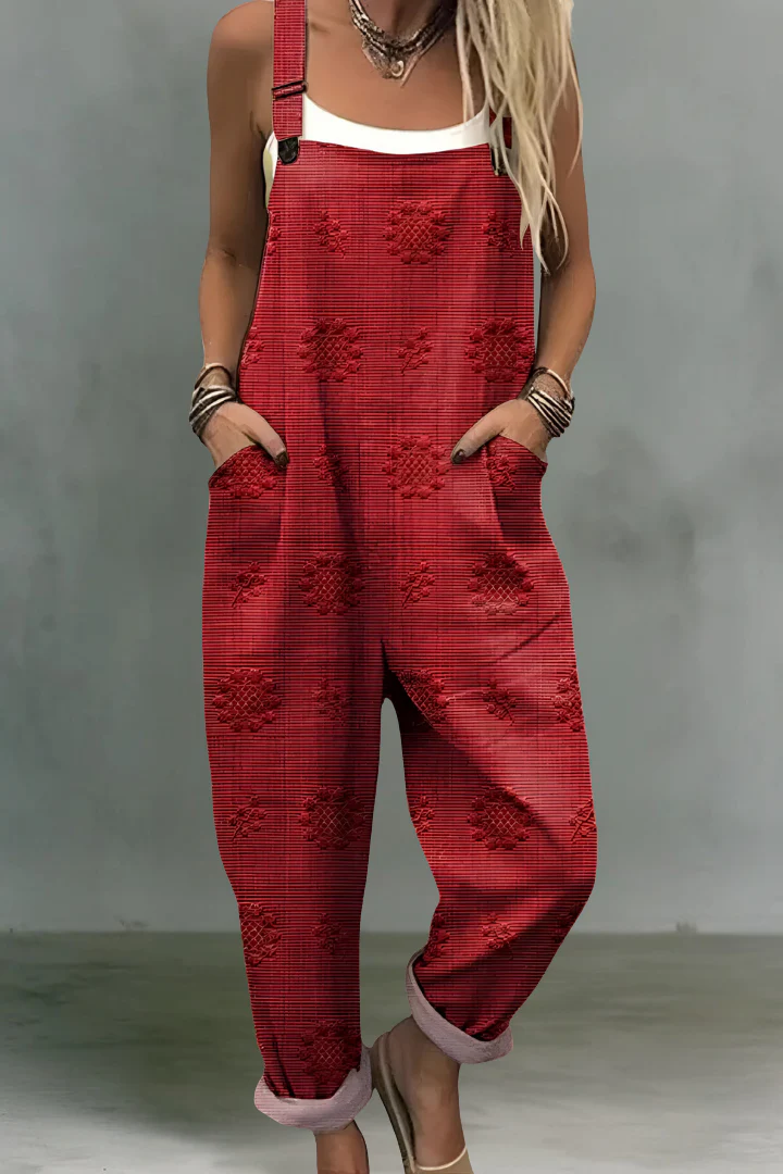Cathy | Effortless Strap Detail Linen Jumpsuit