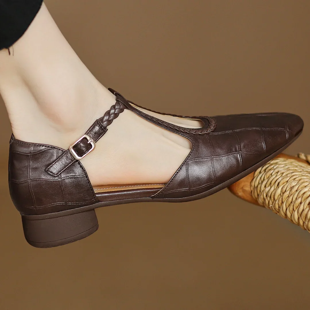 Cathy | Leather Mary Janes - Image 3