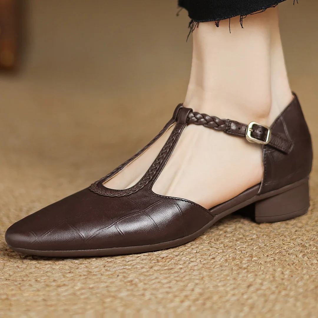 Cathy | Leather Mary Janes - Image 4