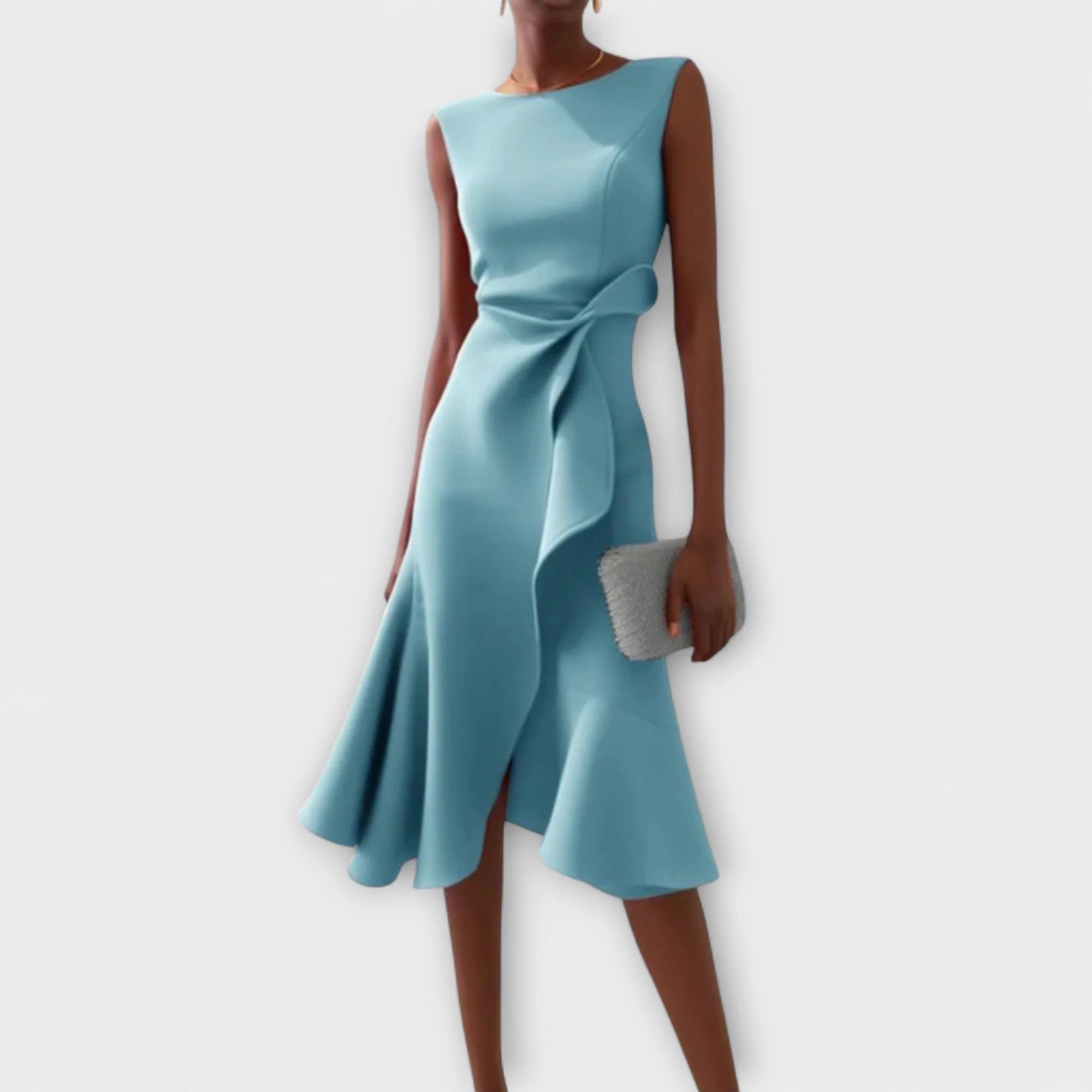 Darlene | Sophisticated Midi Dress - Image 5