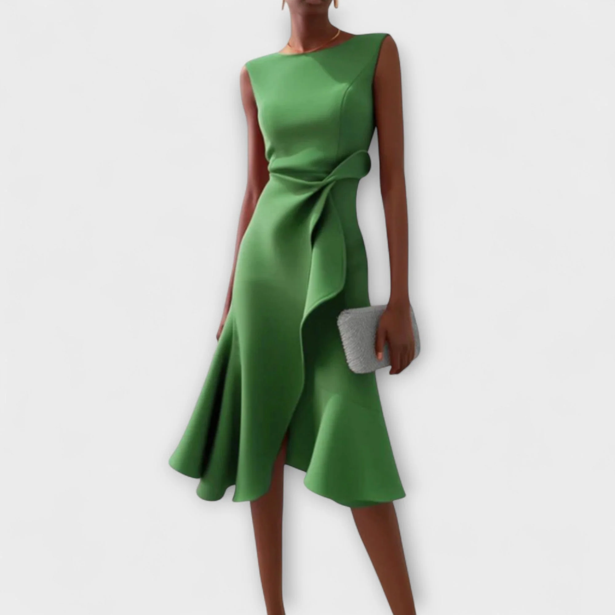 Darlene | Sophisticated Midi Dress - Image 7