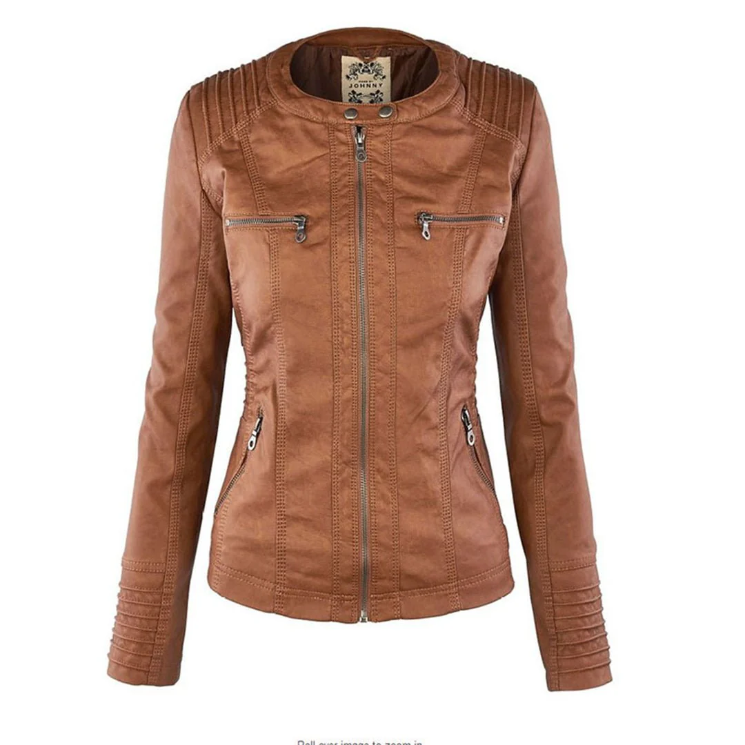 DUPONT | ELEGANT LEATHER JACKET - Image 3