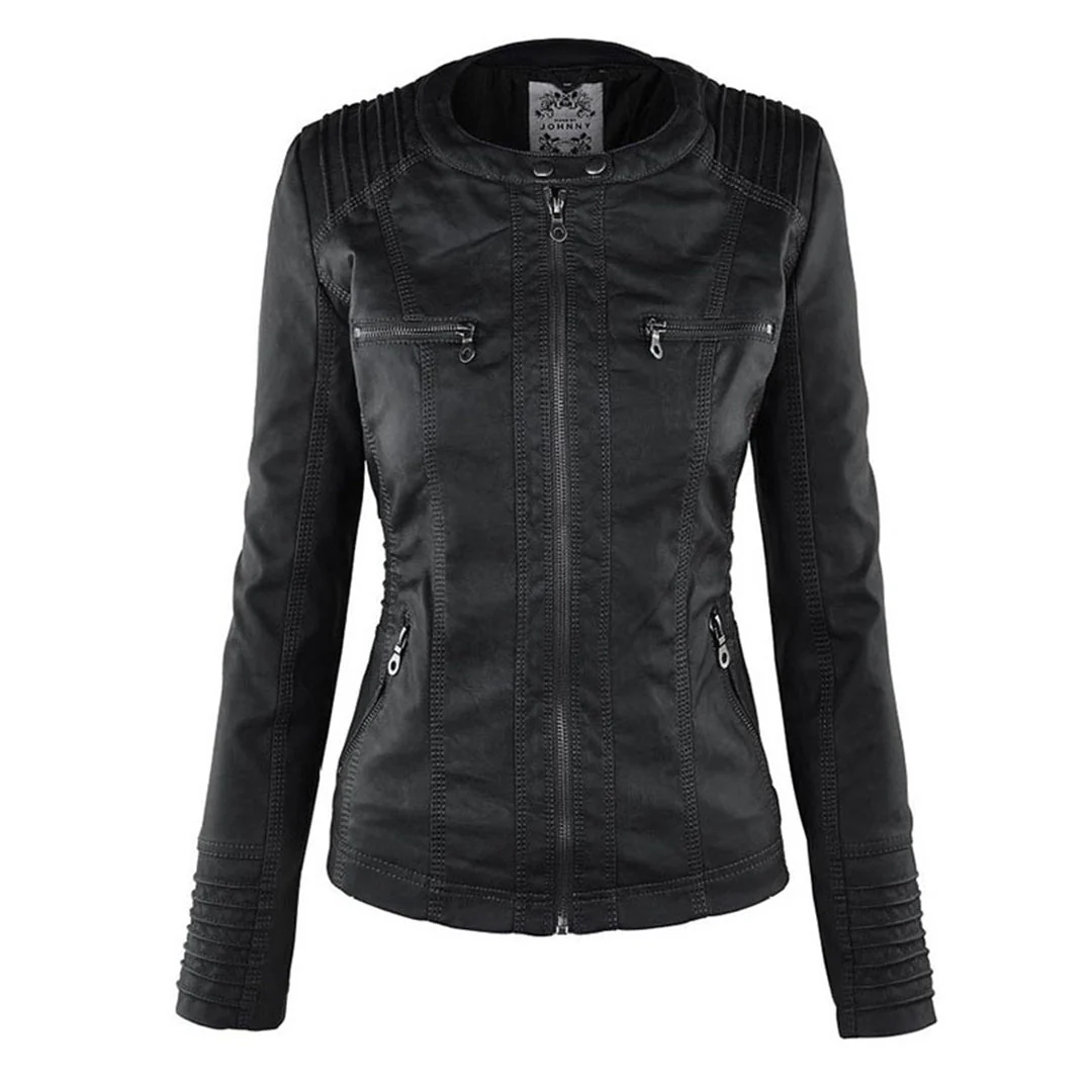 DUPONT | ELEGANT LEATHER JACKET - Image 6