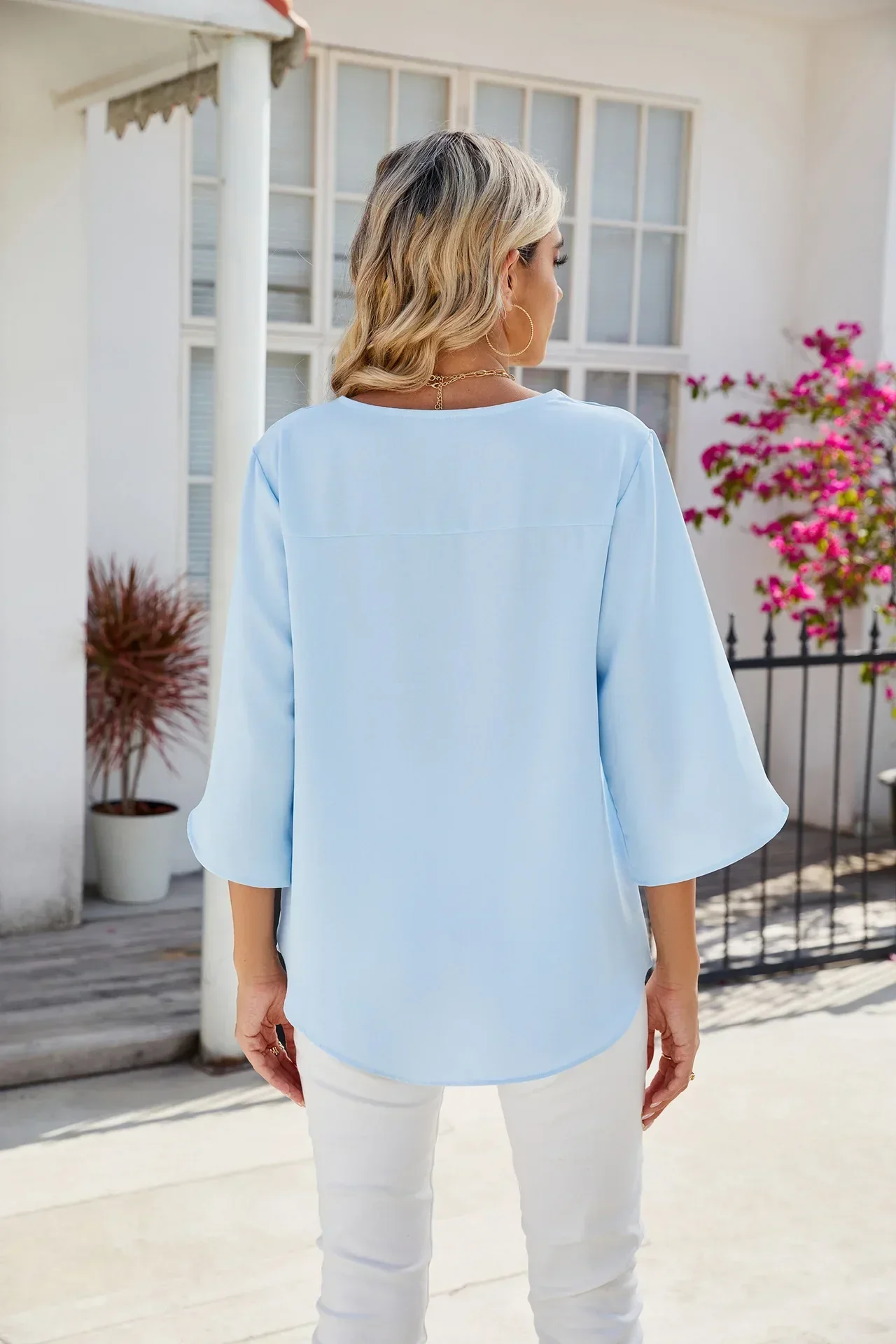 Esmira - V-neck blouse - Image 4