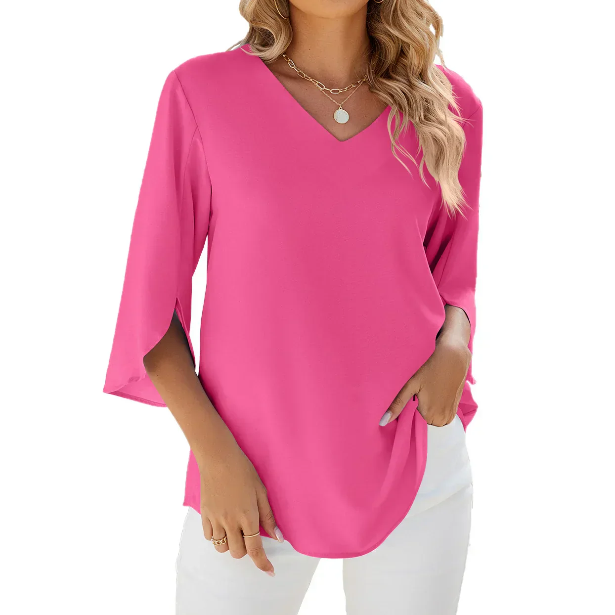 Esmira - V-neck blouse - Image 7