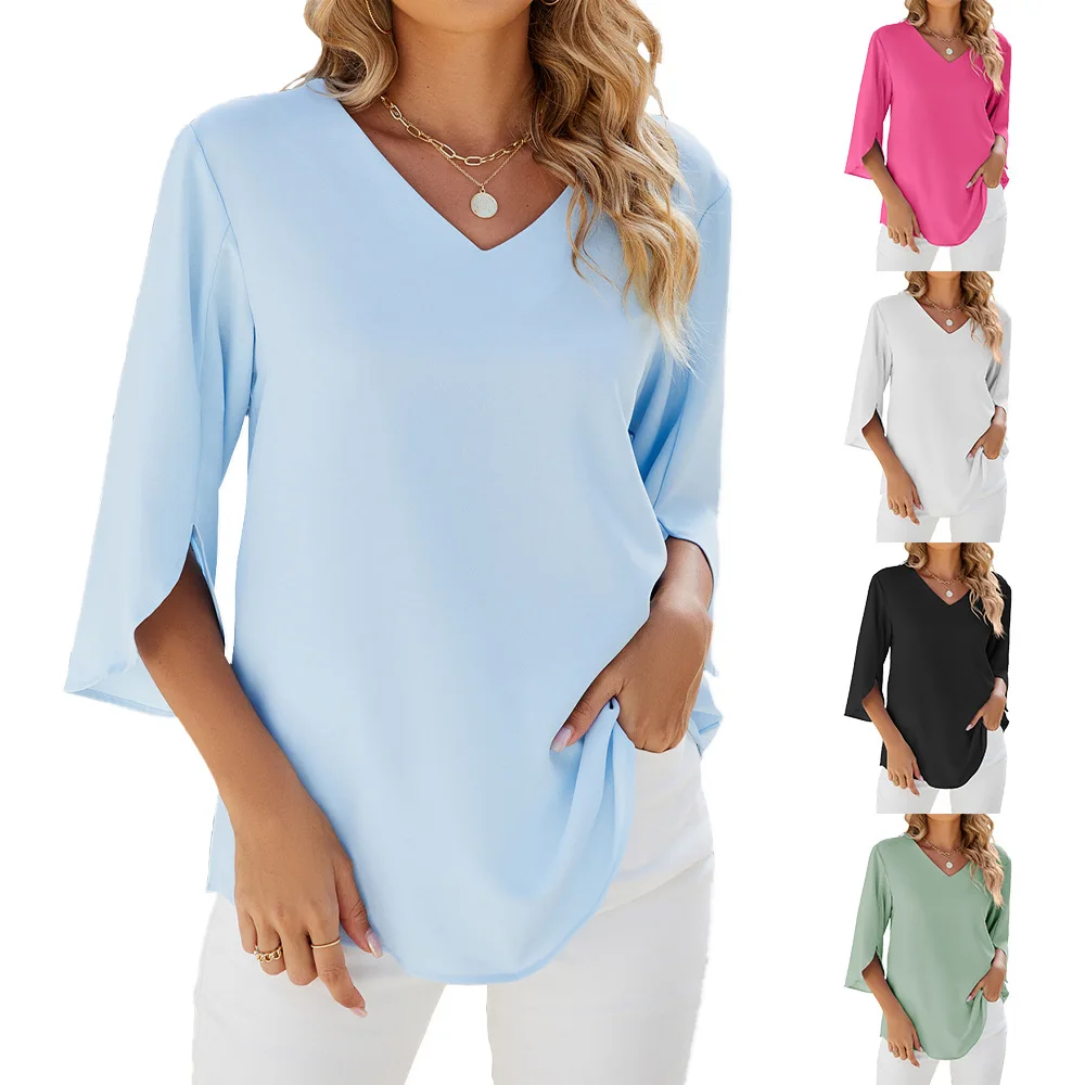 Esmira - V-neck blouse - Image 9