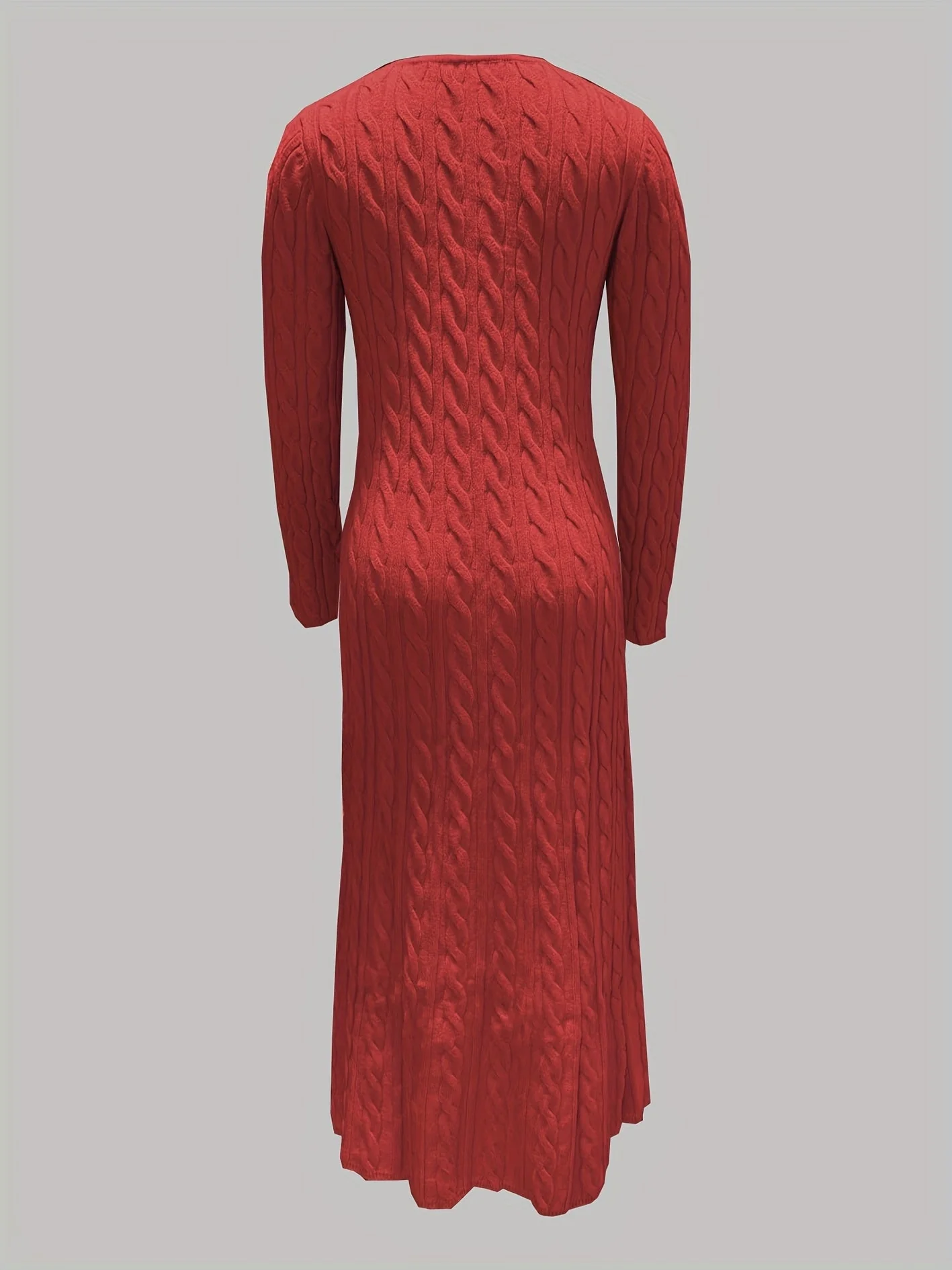 Evelyn | Cozy Cable-Knit Maxi Dress - Image 6