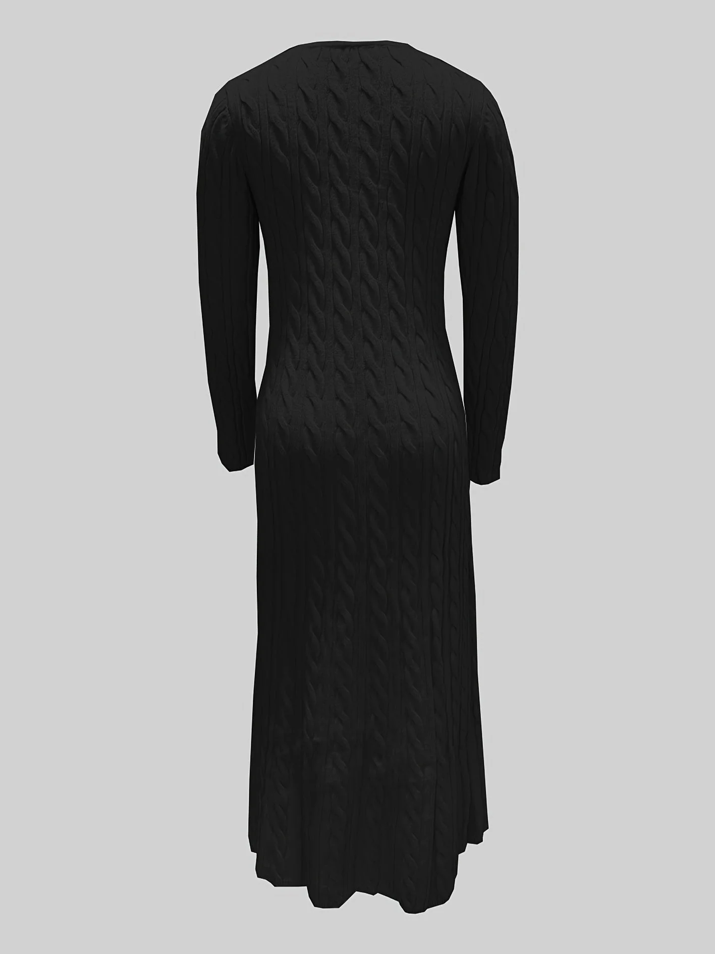 Evelyn | Cozy Cable-Knit Maxi Dress - Image 9