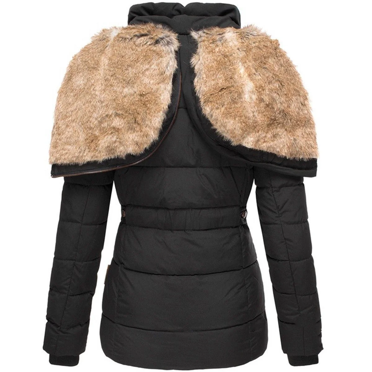 GRACE | COMFORTABLE WARM WINTER FUR JACKET - Image 4
