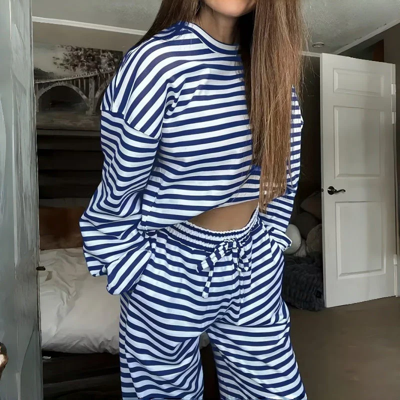 Harper | Relaxed Striped Lounge Set - Image 12