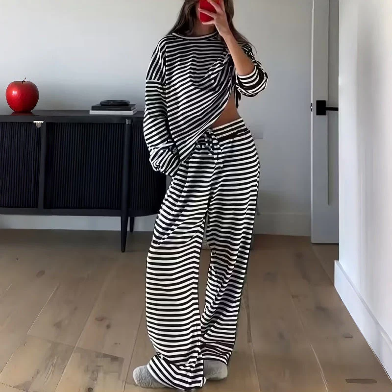 Harper | Relaxed Striped Lounge Set - Image 4