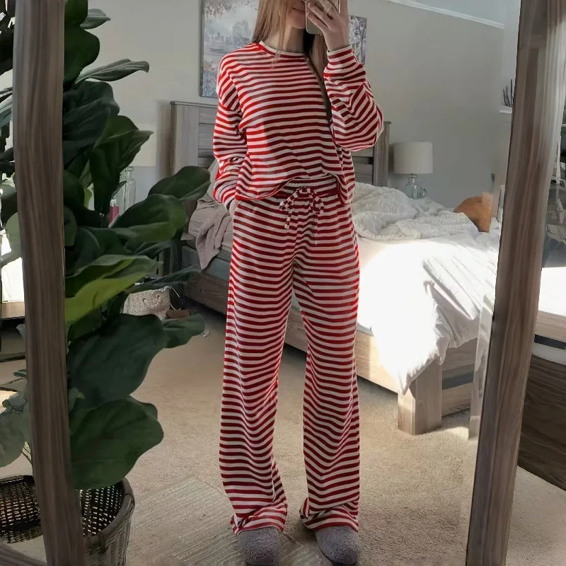 Harper | Relaxed Striped Lounge Set - Image 8