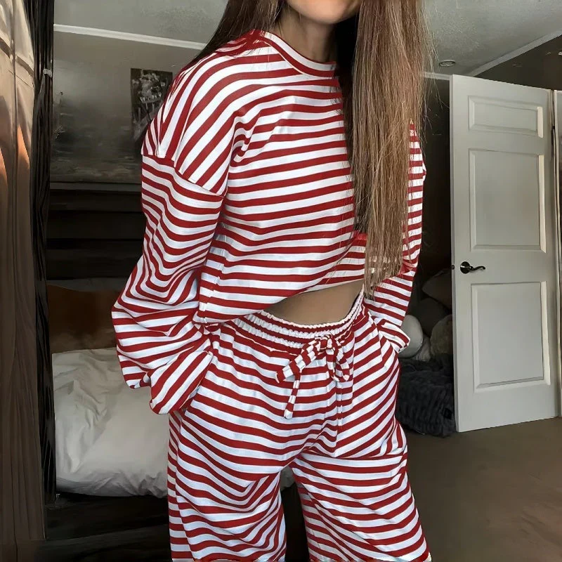 Harper | Relaxed Striped Lounge Set - Image 9