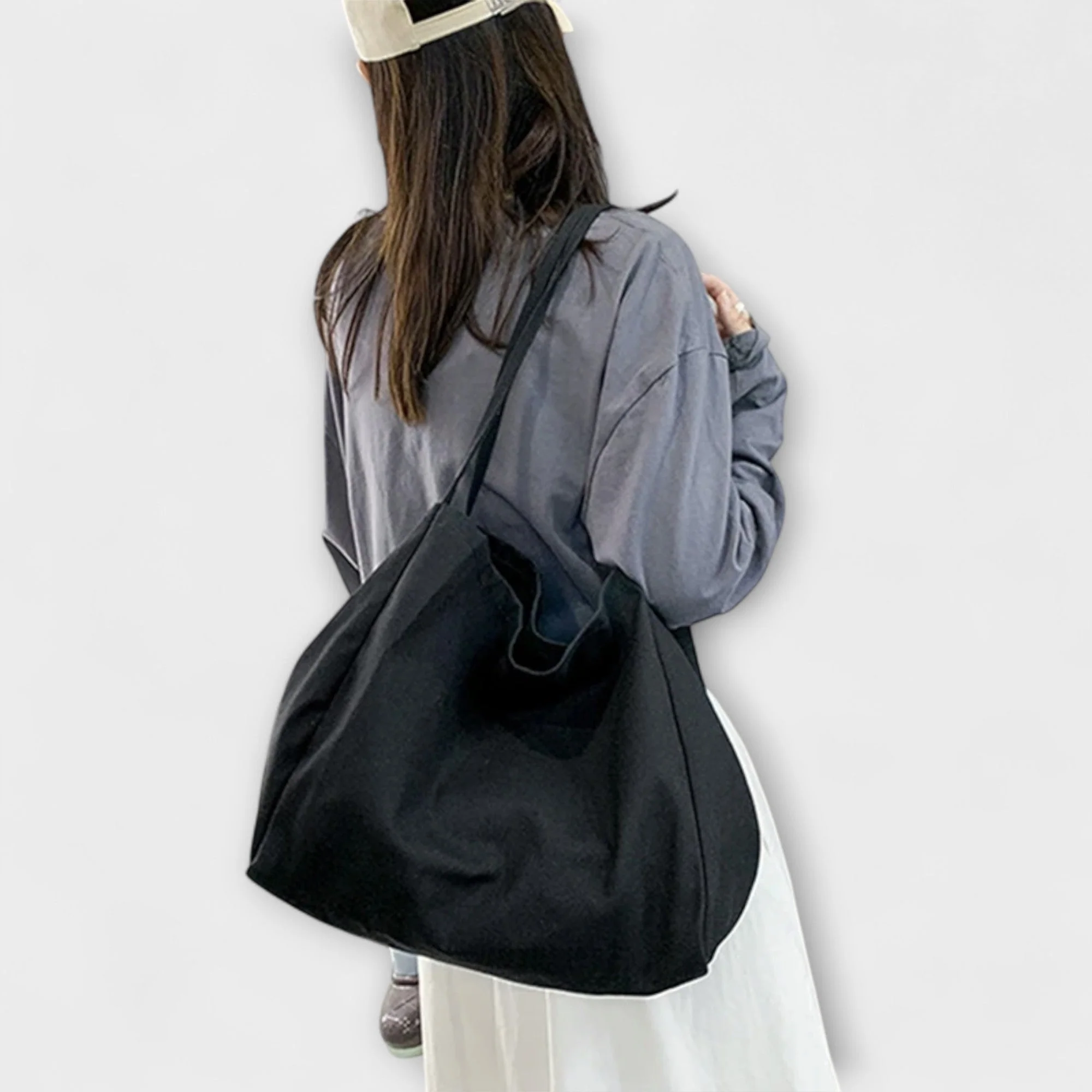 Olivia - High-Quality Large Canvas Shopper Bag - Image 2