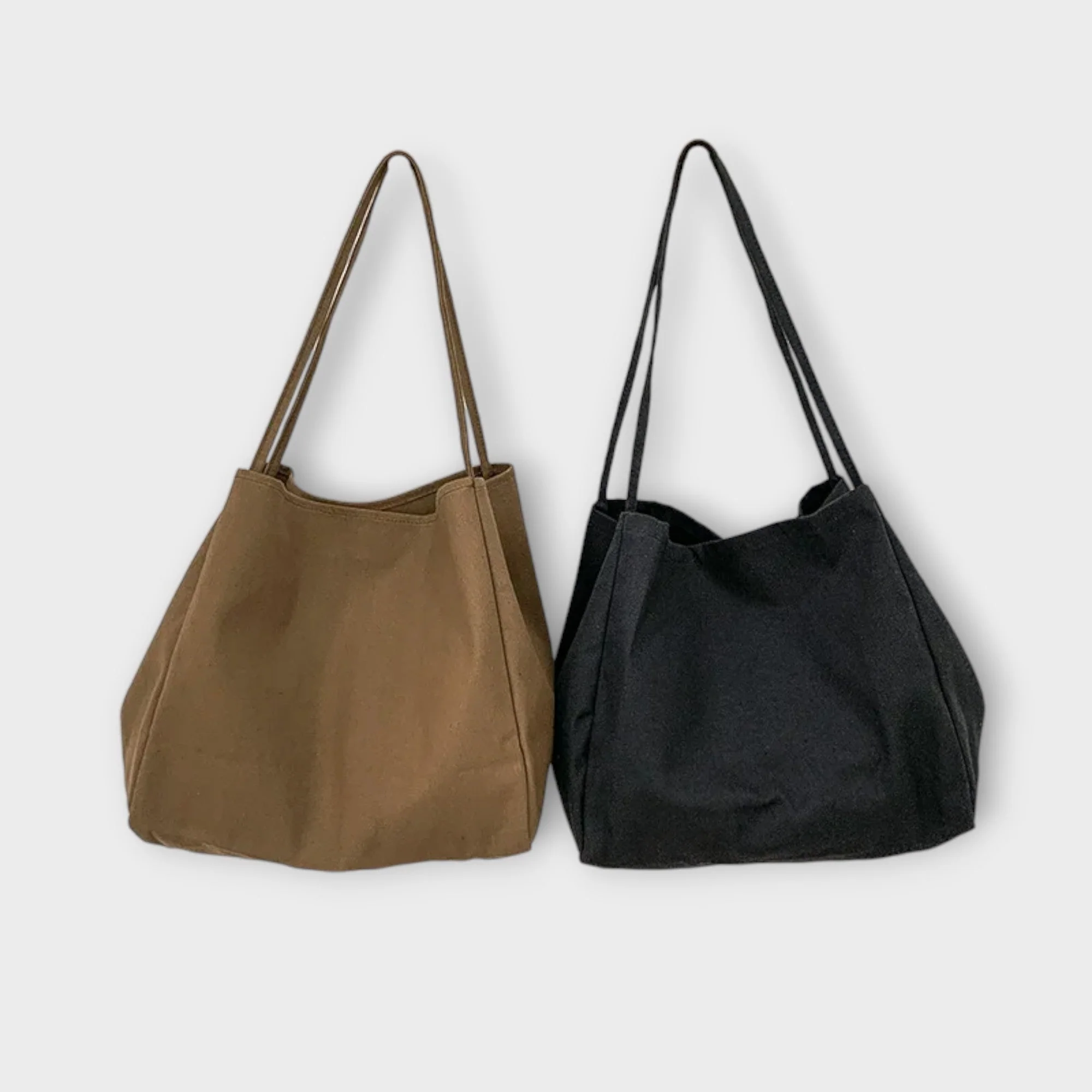 Olivia - High-Quality Large Canvas Shopper Bag - Image 3