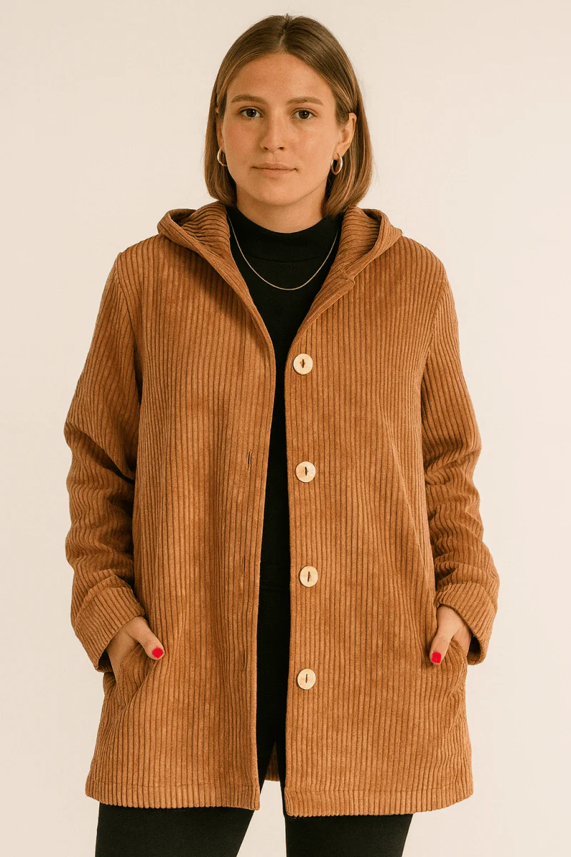 INDIE | CORDUROY HOODED JACKET - Image 13