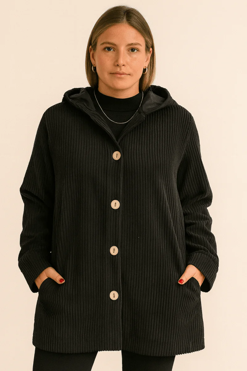 INDIE | CORDUROY HOODED JACKET - Image 3