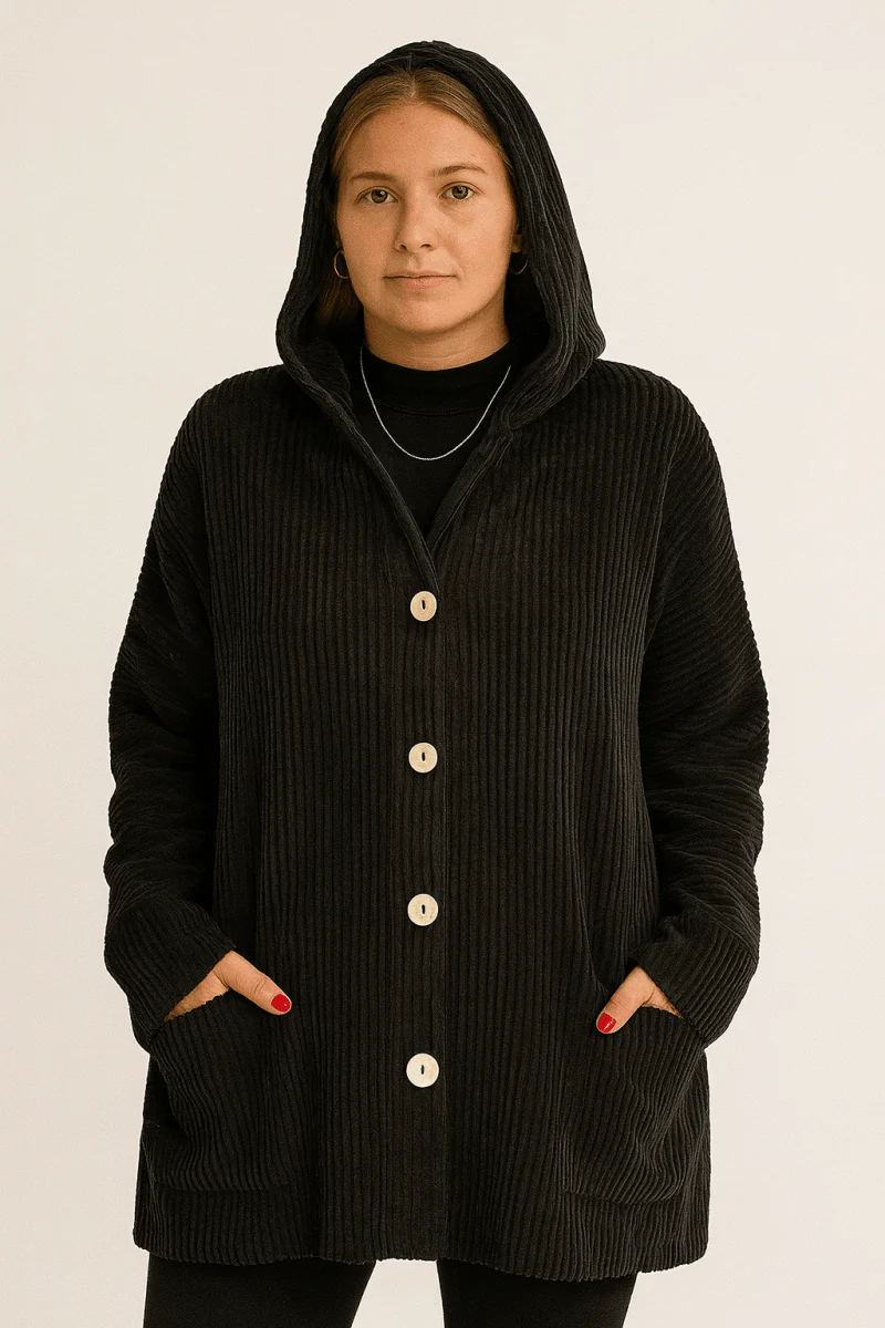 INDIE | CORDUROY HOODED JACKET - Image 4