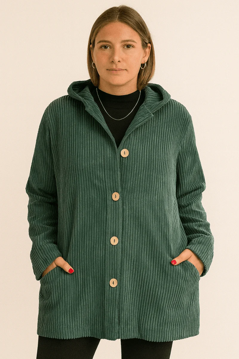INDIE | CORDUROY HOODED JACKET - Image 8