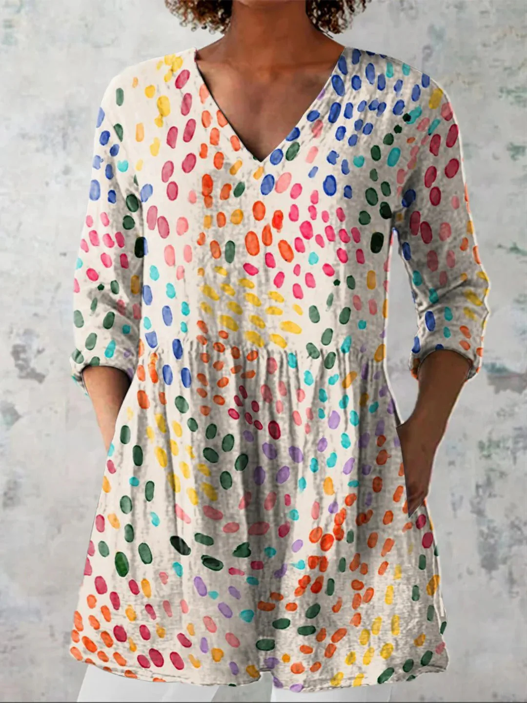 Irine | Linen Tunic Top