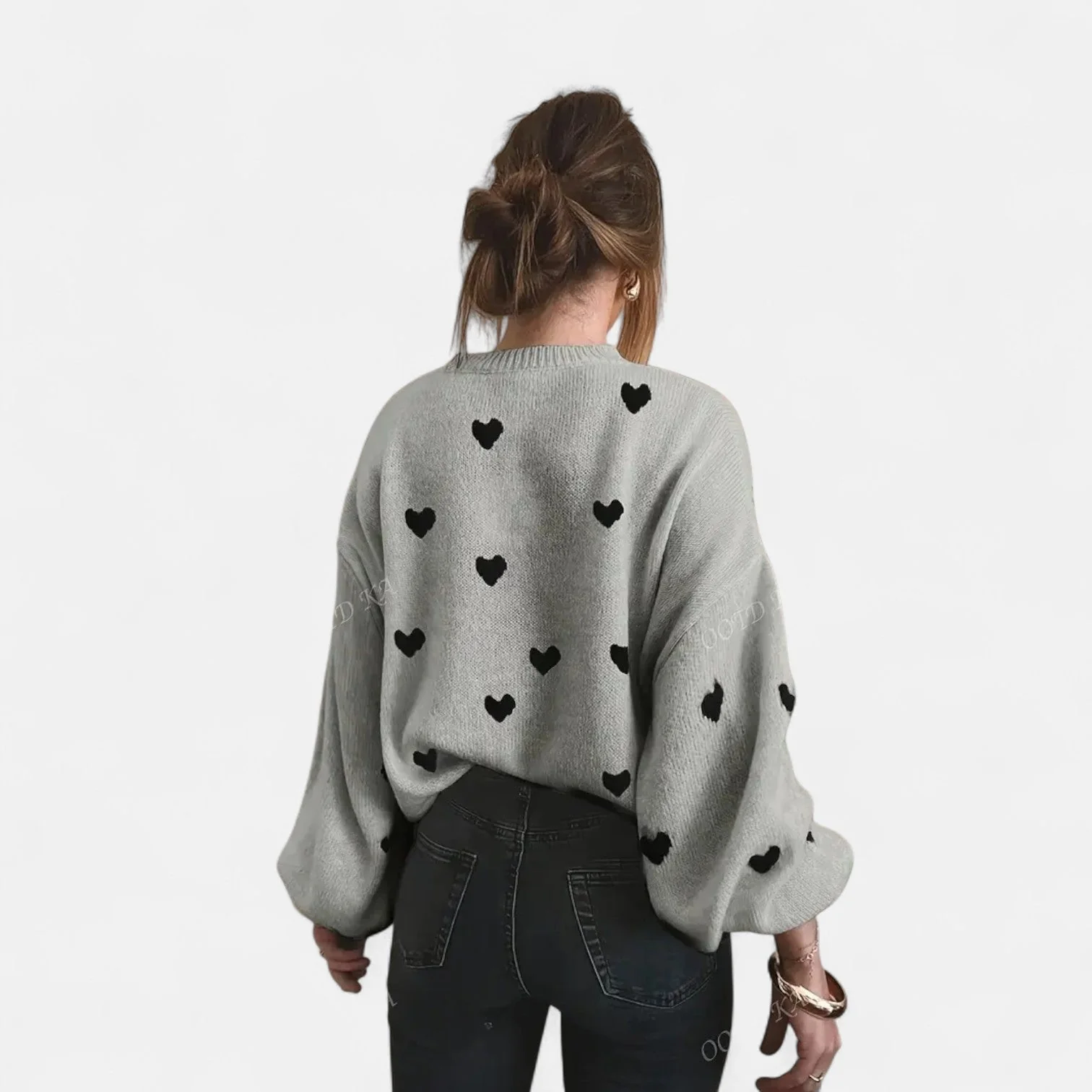 Isla Hearts Wool Sweater - Image 8