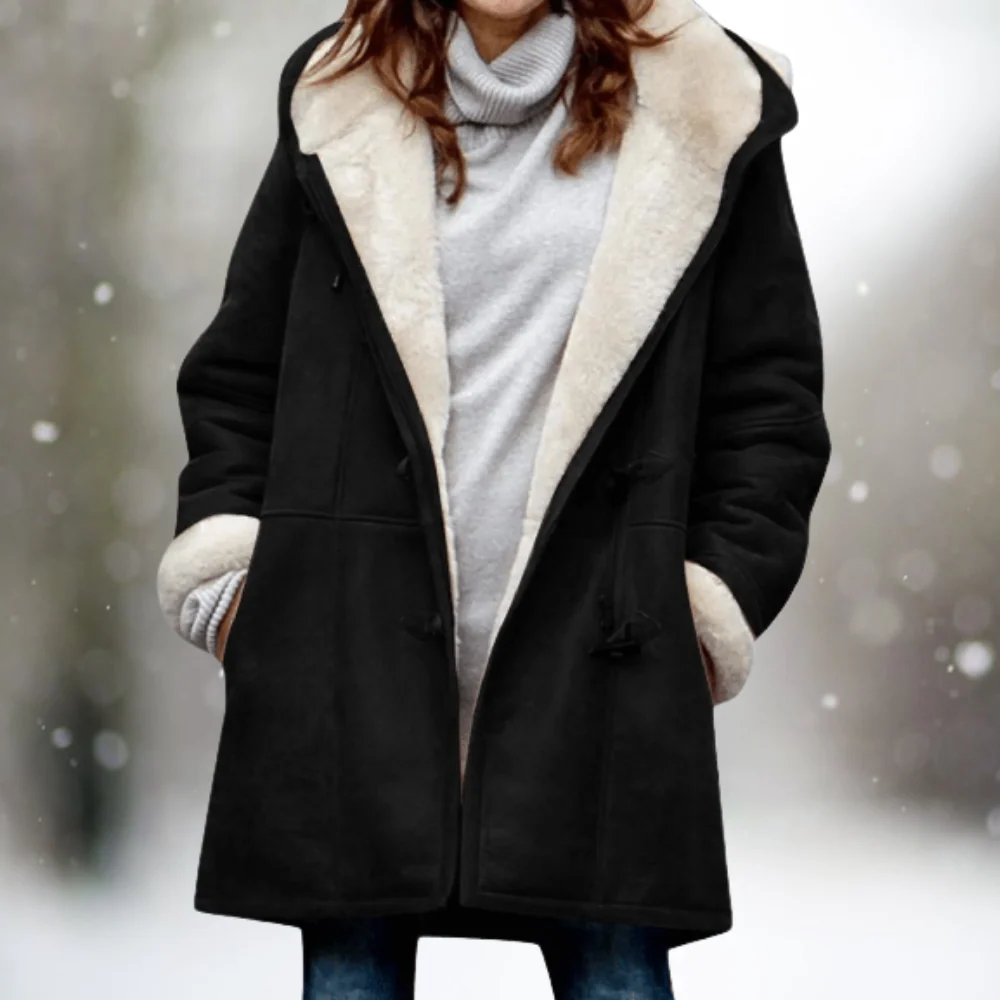 Jae - Warm Suede Fleece Fall Jacket - Image 3