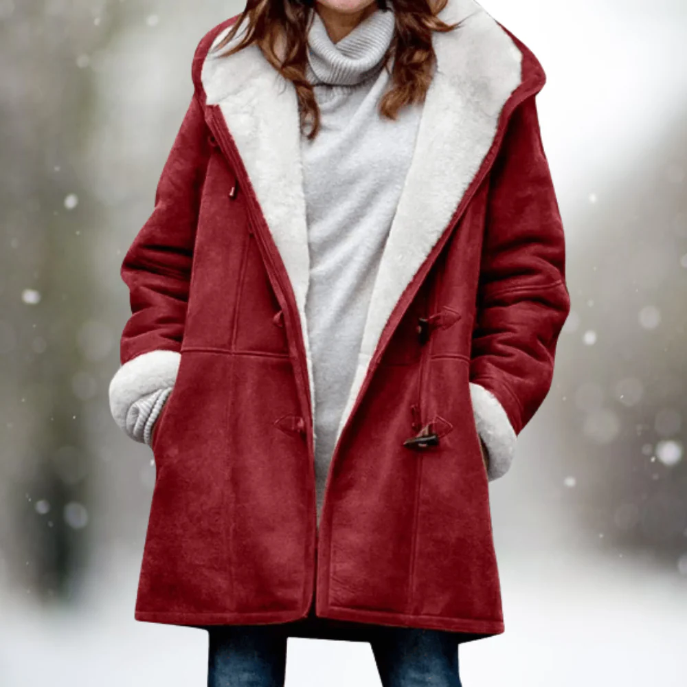 Jae - Warm Suede Fleece Fall Jacket - Image 4