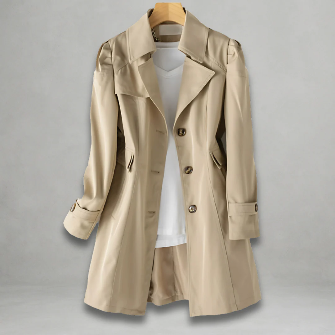 Jamie - Elegant Autumn Trench Coat - Image 2