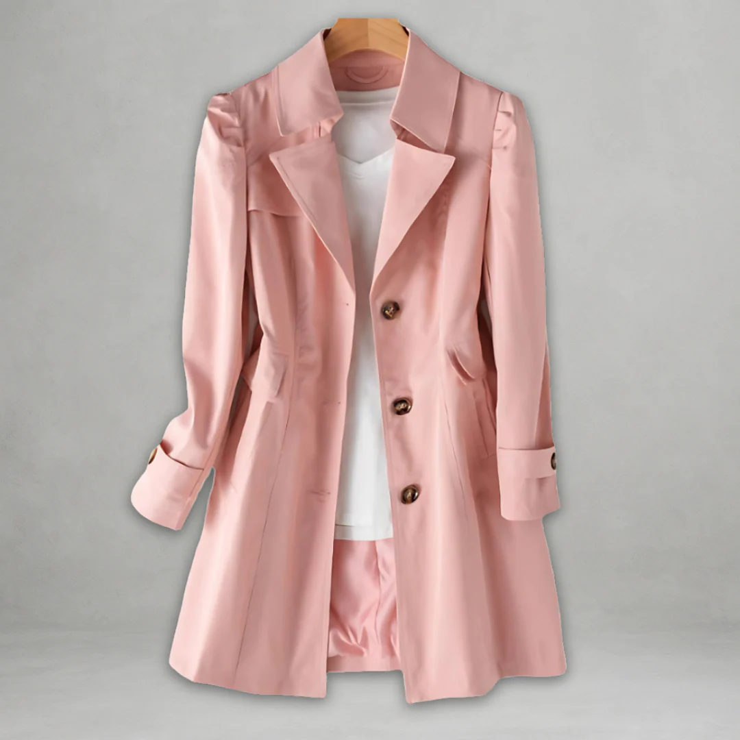 Jamie - Elegant Autumn Trench Coat - Image 6