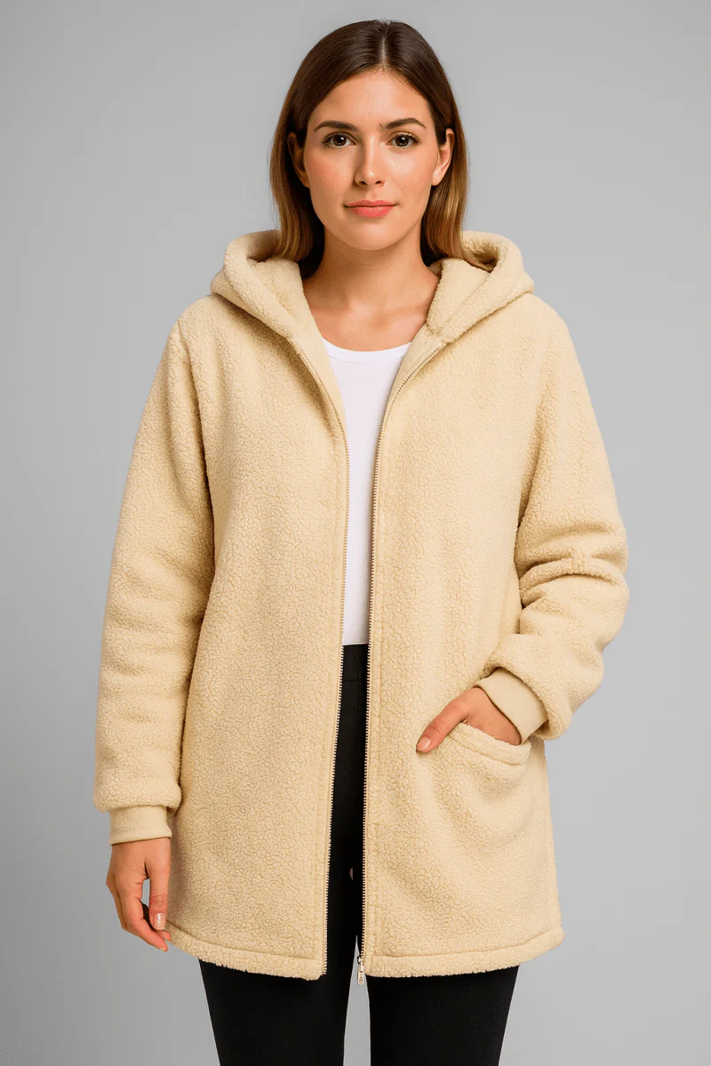 JANE | COZY TEDDY COAT - Image 2